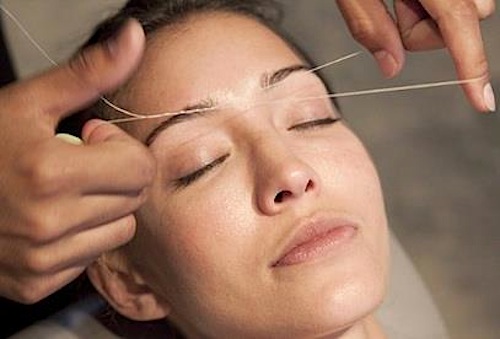 Hair Removal with Threading